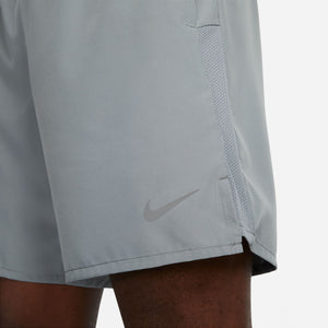 Nike Men's Dri-FIT Challenger 7 Inch 2-in-1 Running Shorts Smoke Grey / Reflective Silver - achilles heel