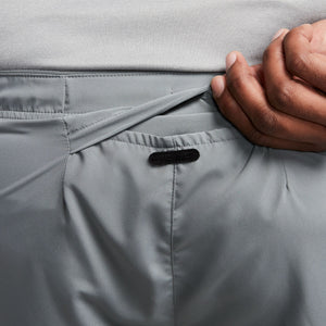 Nike Men's Dri-FIT Challenger 7 Inch 2-in-1 Running Shorts Smoke Grey / Reflective Silver - achilles heel