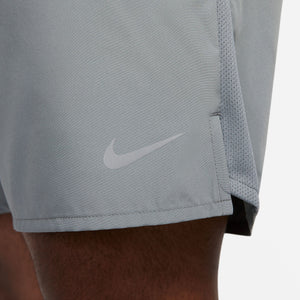 Nike Men's Dri-FIT Challenger 7 Inch 2-in-1 Running Shorts Smoke Grey / Reflective Silver - achilles heel