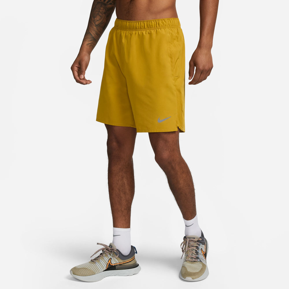 Nike Men's Dri-FIT Challenger 7 Inch 2-in-1 Running Shorts Bronzine / Black / Black - achilles heel