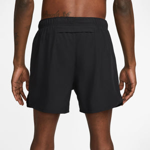 Nike Men's Dri-FIT Challenger 5 Inch Shorts Black / Black / Black - achilles heel