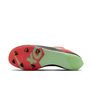 Nike ZoomX Dragonfly XC Running Spikes Bright Crimson / Vapor Green / Black - achilles heel
