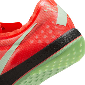 Nike ZoomX Dragonfly XC Running Spikes Bright Crimson / Vapor Green / Black - achilles heel