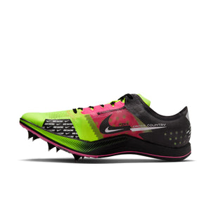 Nike ZoomX Dragonfly XC Volt / Black / Hyper Pink / White - achilles heel