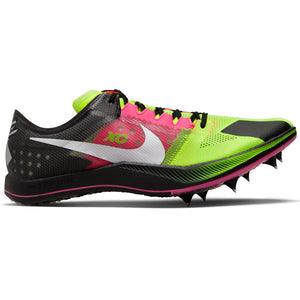 Nike ZoomX Dragonfly XC Volt / Black / Hyper Pink / White - achilles heel