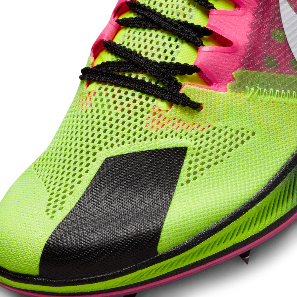 Nike ZoomX Dragonfly XC Volt / Black / Hyper Pink / White - achilles heel