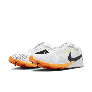 Nike Zoom Rival XC Running Spikes White / Black / Total Orange - achilles heel