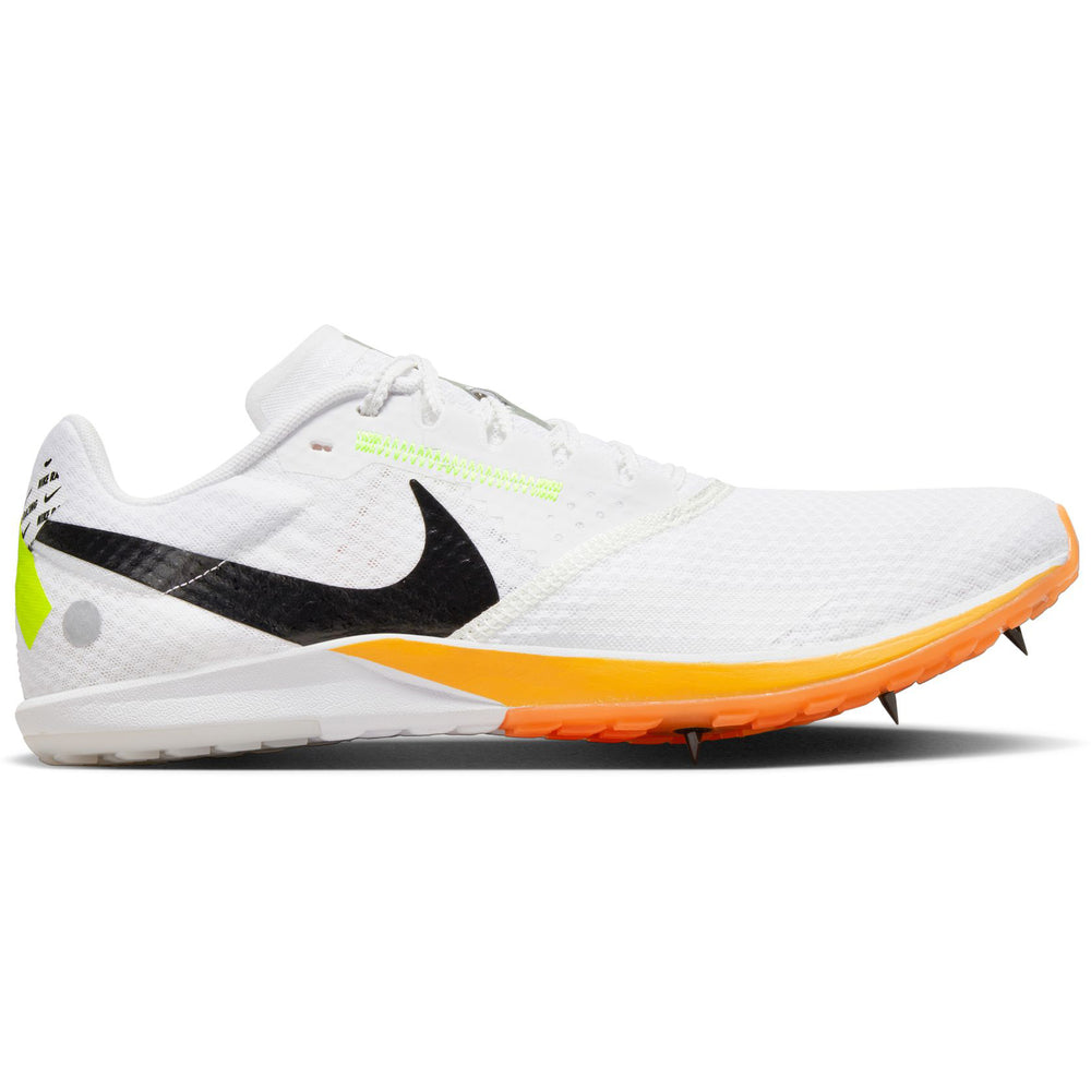 Nike Zoom Rival XC Running Spikes White / Black / Total Orange - achilles heel