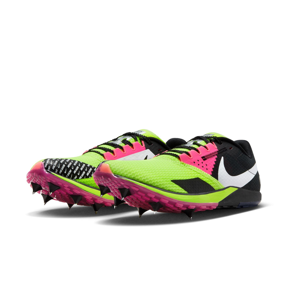 Nike Zoom Rival XC Running Spikes Volt / White / Black / Hyper Pink - achilles heel