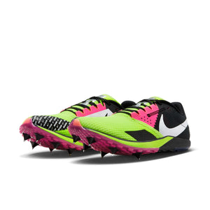 Nike Zoom Rival XC Running Spikes Volt / White / Black / Hyper Pink - achilles heel