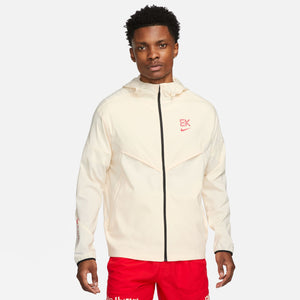 Black and silver nike sales windbreaker