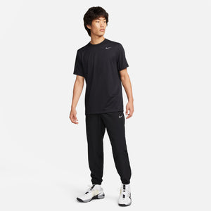 Nike Men's Dri-FIT Tapered Versatile Trousers Black / Black - achilles heel