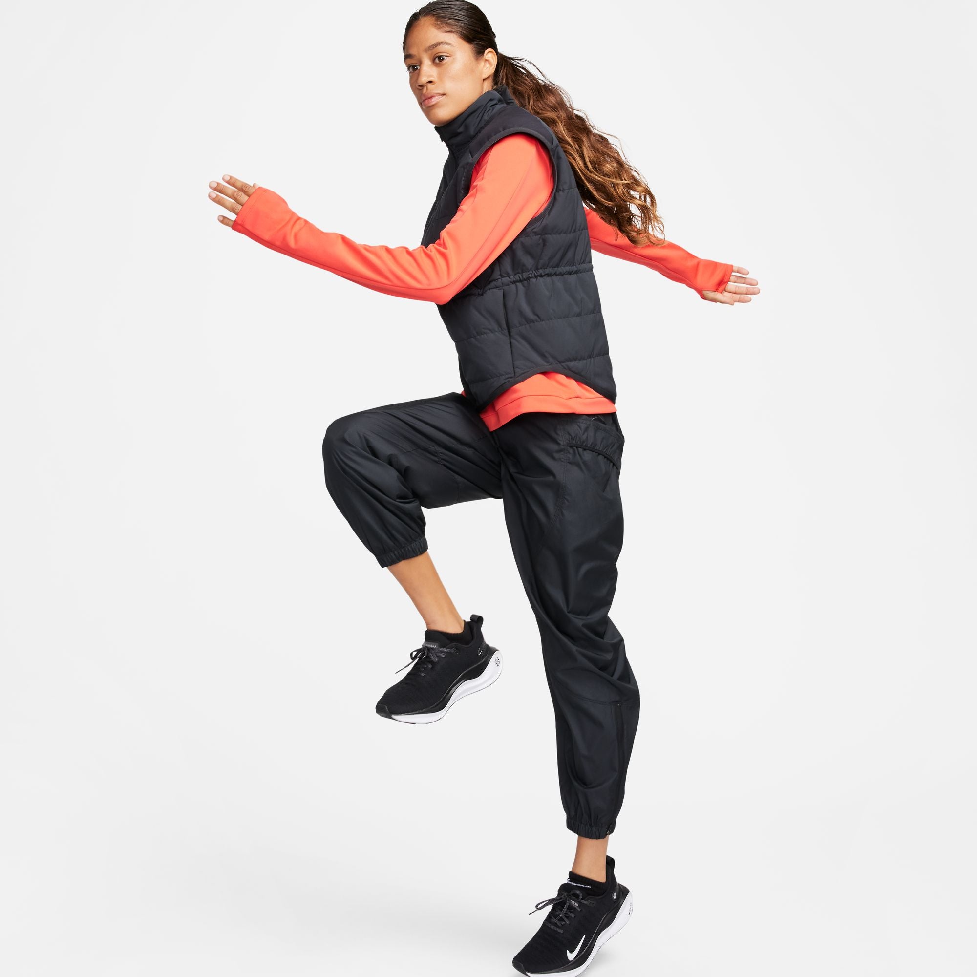 Nike Women's Therma-FIT Swift Running Gilet Black - Achilles Heel