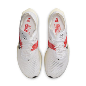 Nike Men's Vaporfly 3 Eliud Kipchoge Running Shoes White / Black / Chile Red / Coconut Milk - achilles heel