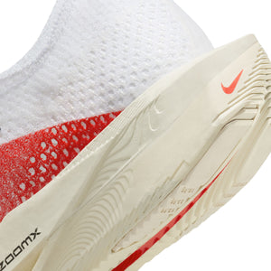 Nike Men's Vaporfly 3 Eliud Kipchoge Running Shoes White / Black / Chile Red / Coconut Milk - achilles heel