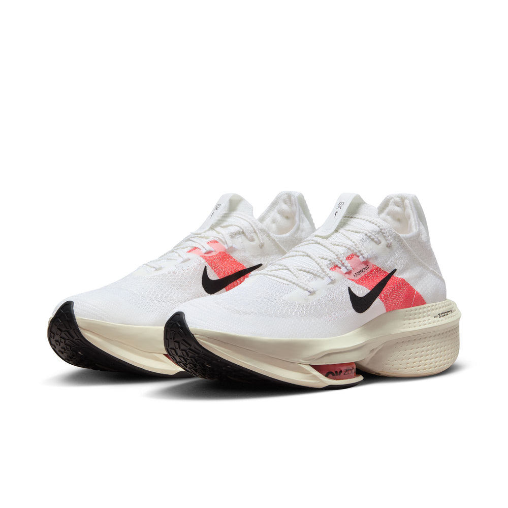 Nike Men's Alphafly 2 Eliud Kipchoge White / Black / Chile Red / Coconut Milk - achilles heel