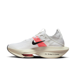 Nike Men's Alphafly 2 Eliud Kipchoge White / Black / Chile Red / Coconut Milk - achilles heel