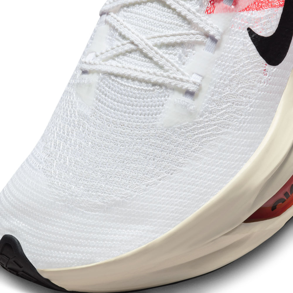 Nike Men's Alphafly 2 Eliud Kipchoge White / Black / Chile Red / Coconut Milk - achilles heel