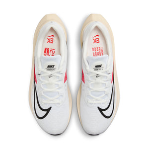 Nike Men's Zoom Fly 5 Eliud Kipchoge Running Shoes White / Black / Chile Red / Coconut Milk - achilles heel