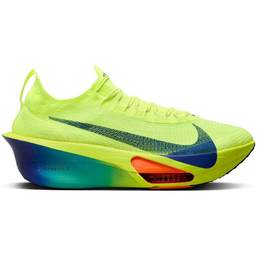 Nike Men's Alphafly 3 Running Shoes Volt / Dusty Cactus / Total Orange - achilles heel