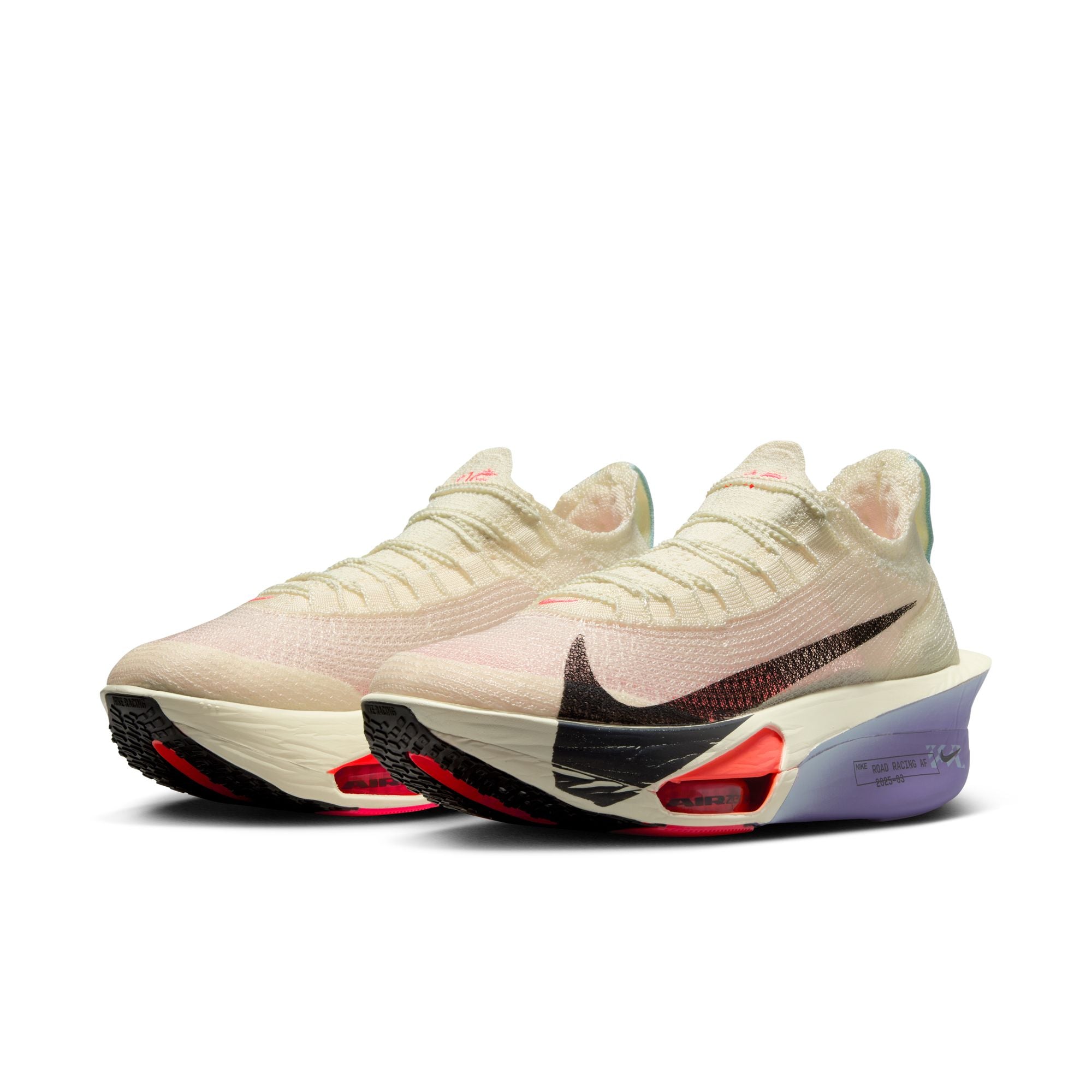 Women's Alphafly 3 Running Shoes Coconut Milk / Off Noir / Dusty Amethyst - Achilles Heel