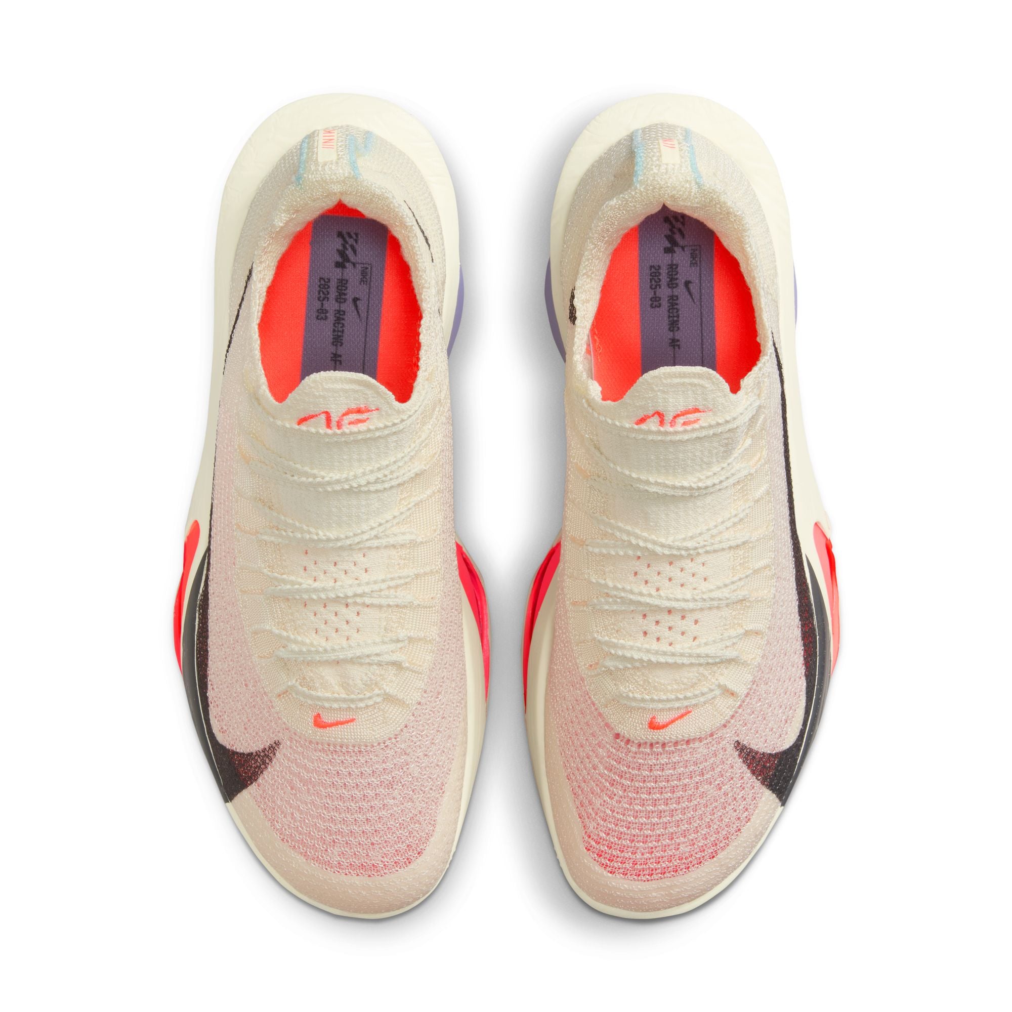 Women's Alphafly 3 Running Shoes Coconut Milk / Off Noir / Dusty Amethyst - Achilles Heel