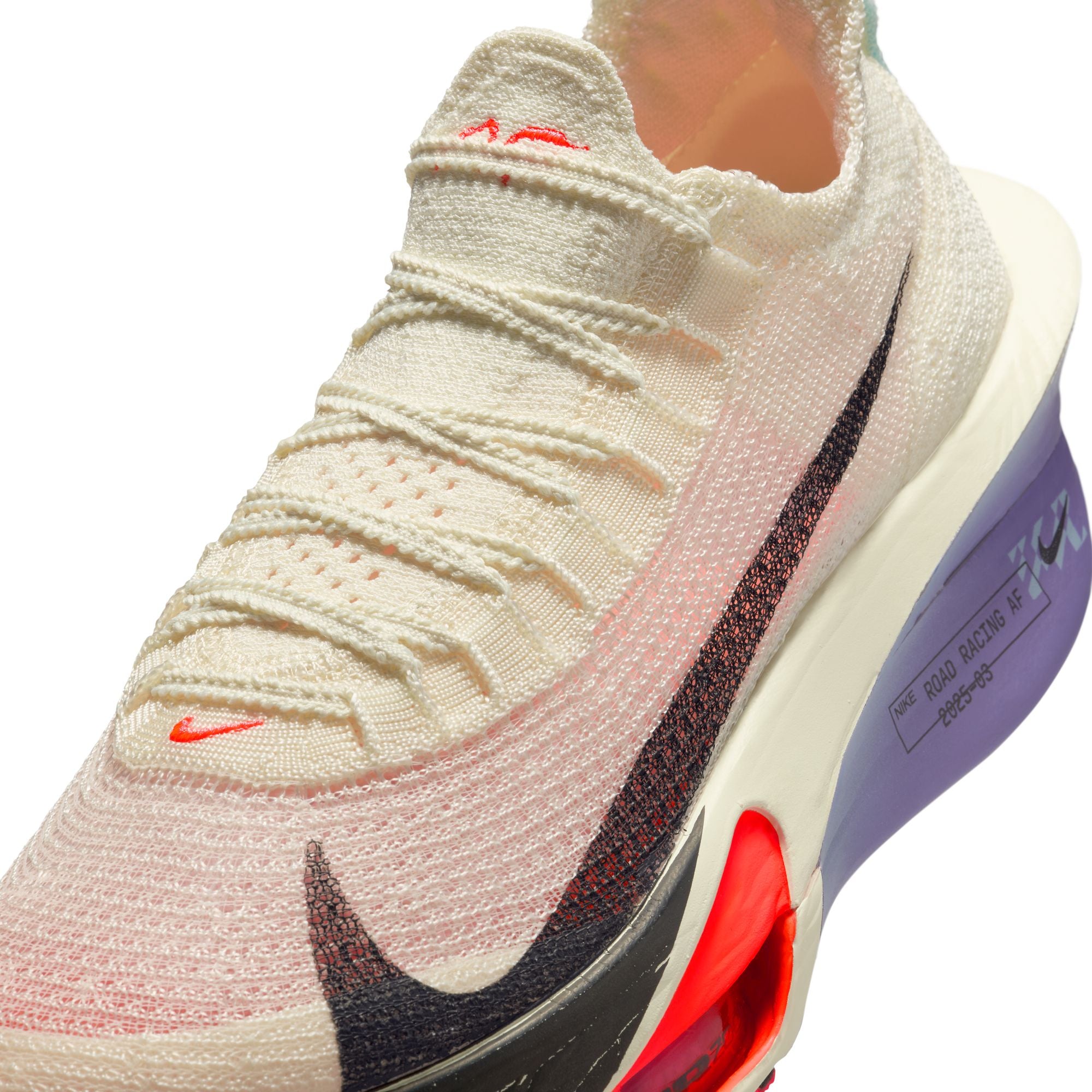 Women's Alphafly 3 Running Shoes Coconut Milk / Off Noir / Dusty Amethyst - Achilles Heel