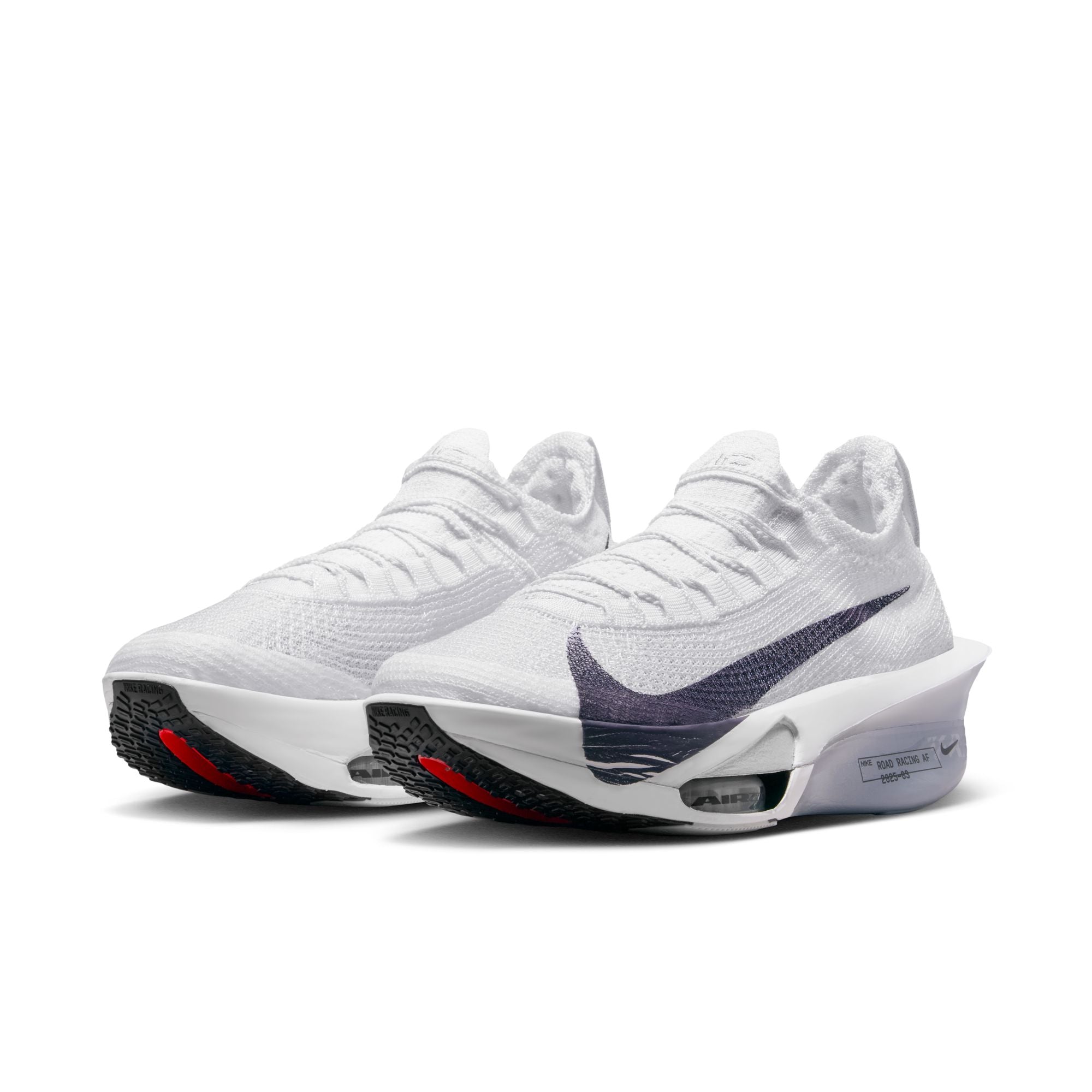 Women's Alphafly 3 Running Shoes White / Pure Platinum / Obsidian Mist / Gridiron - Achilles Heel