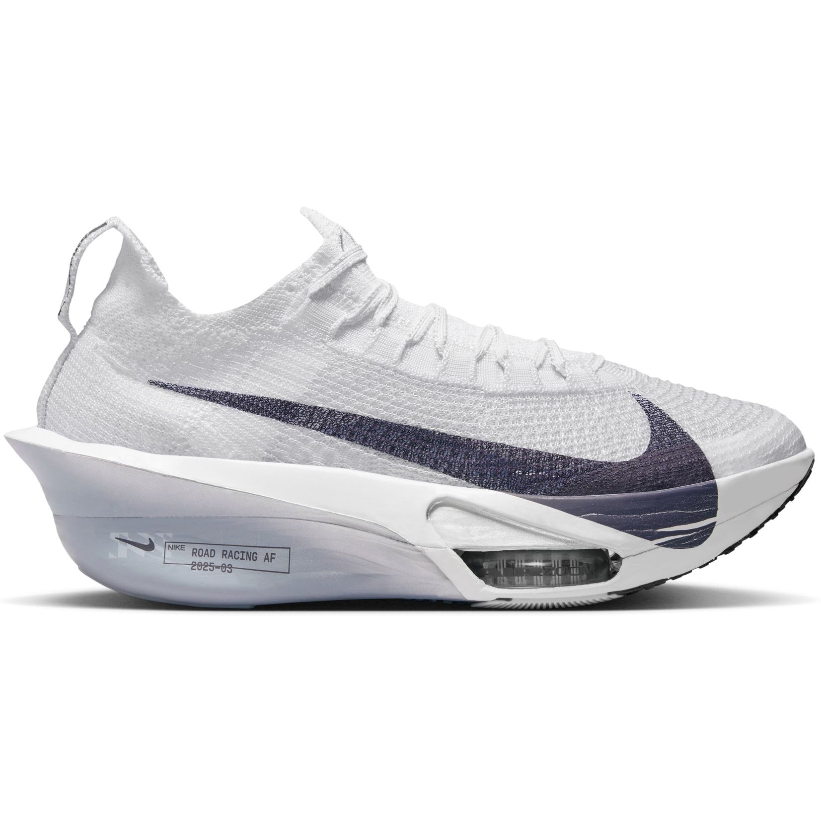 Women's Alphafly 3 Running Shoes White / Pure Platinum / Obsidian Mist / Gridiron - Achilles Heel