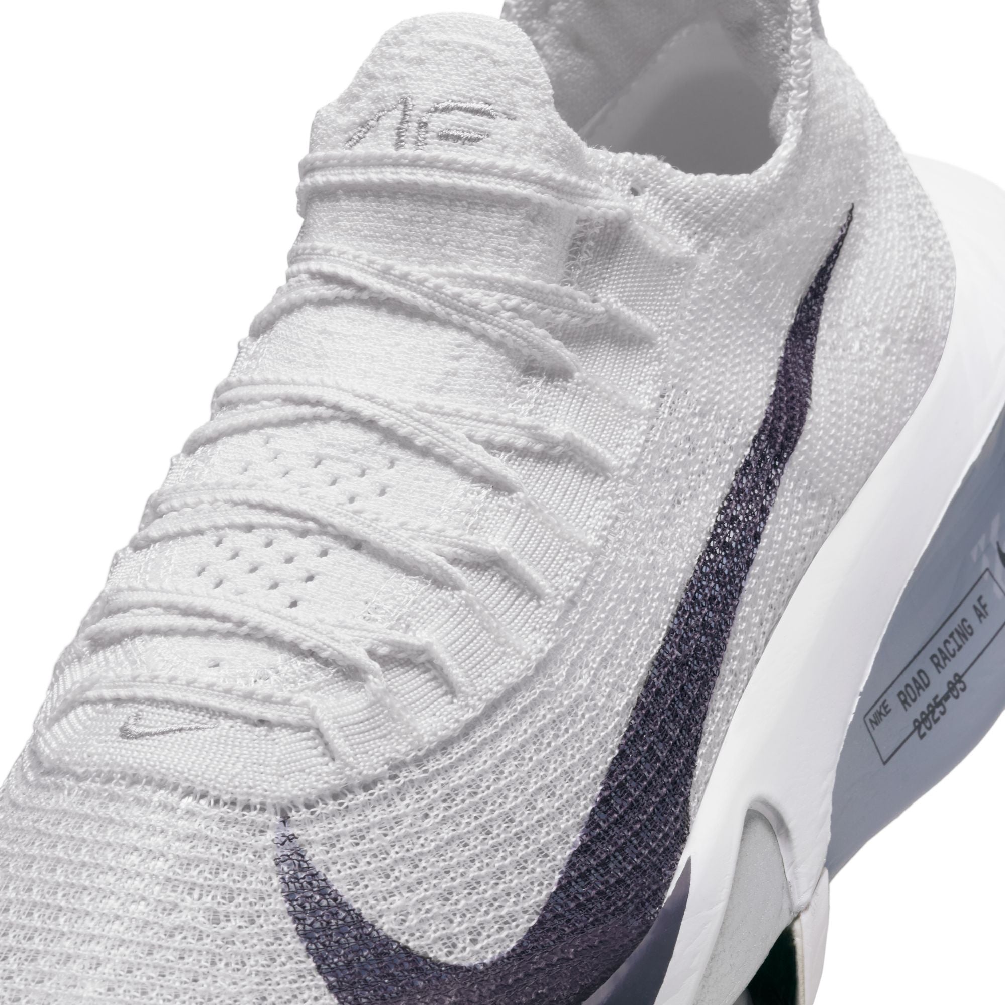 Women's Alphafly 3 Running Shoes White / Pure Platinum / Obsidian Mist / Gridiron - Achilles Heel