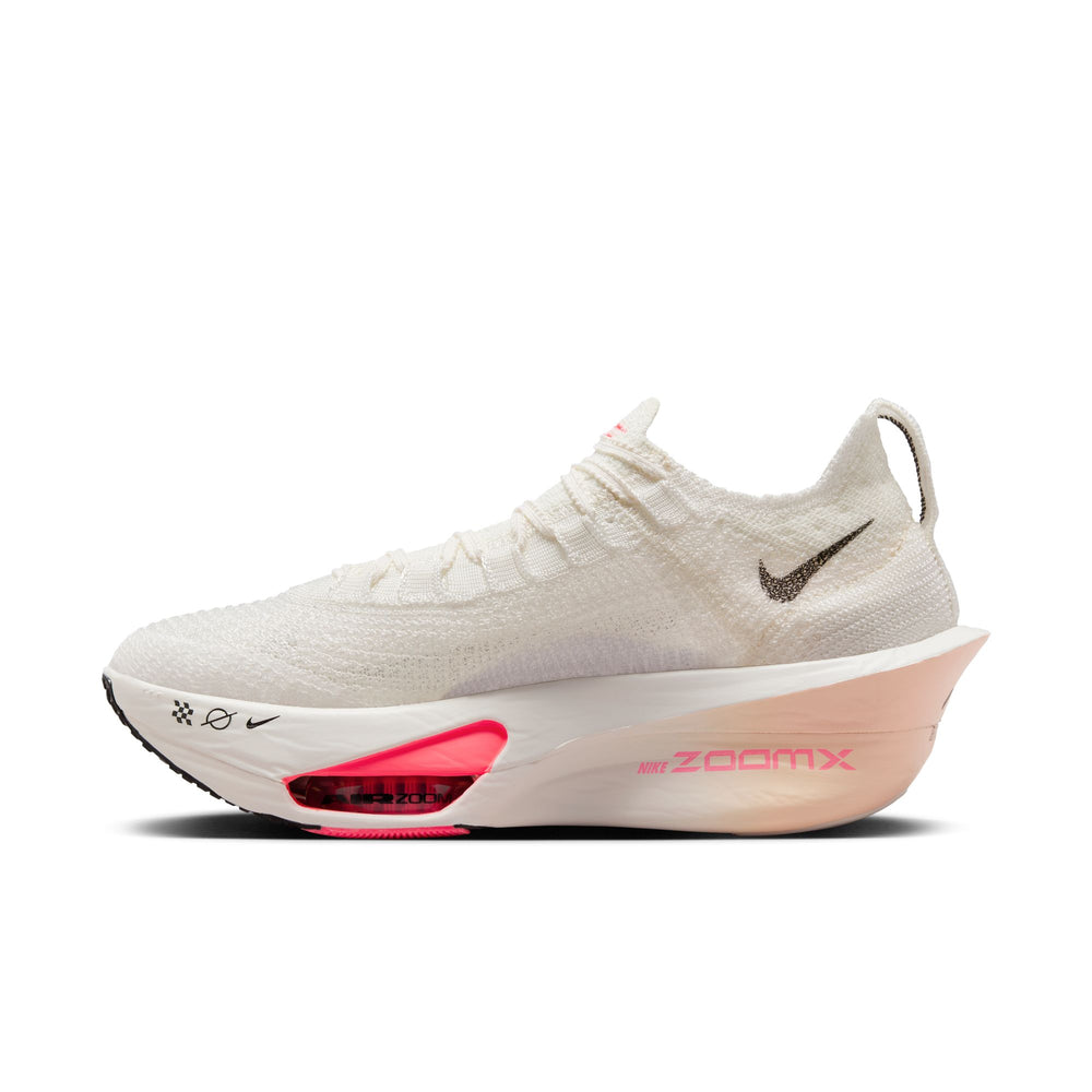 Nike Women's Alphafly 3 Running Shoes Sail / Crimson Tint / Guava Ice / Black - achilles heel