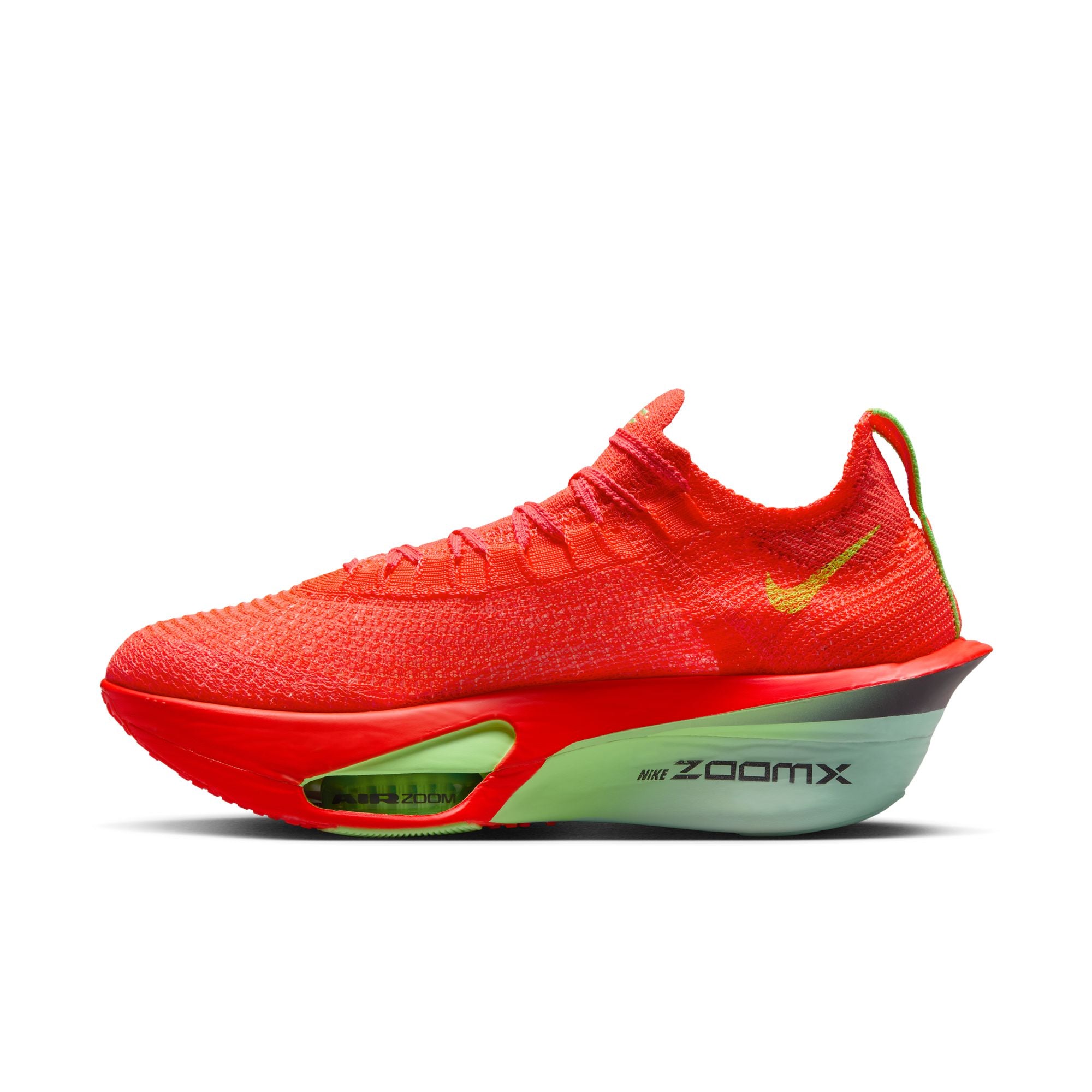 Nike Women's Alphafly 3 Running Shoes Bright Crimson / Cave Purple / Lime Blast - Achilles Heel