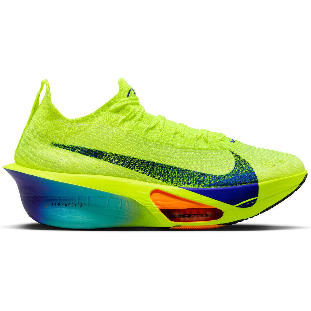 Nike Women's Alphafly 3 Running Shoes Volt / Dusty Cactus / Total Orange - achilles heel