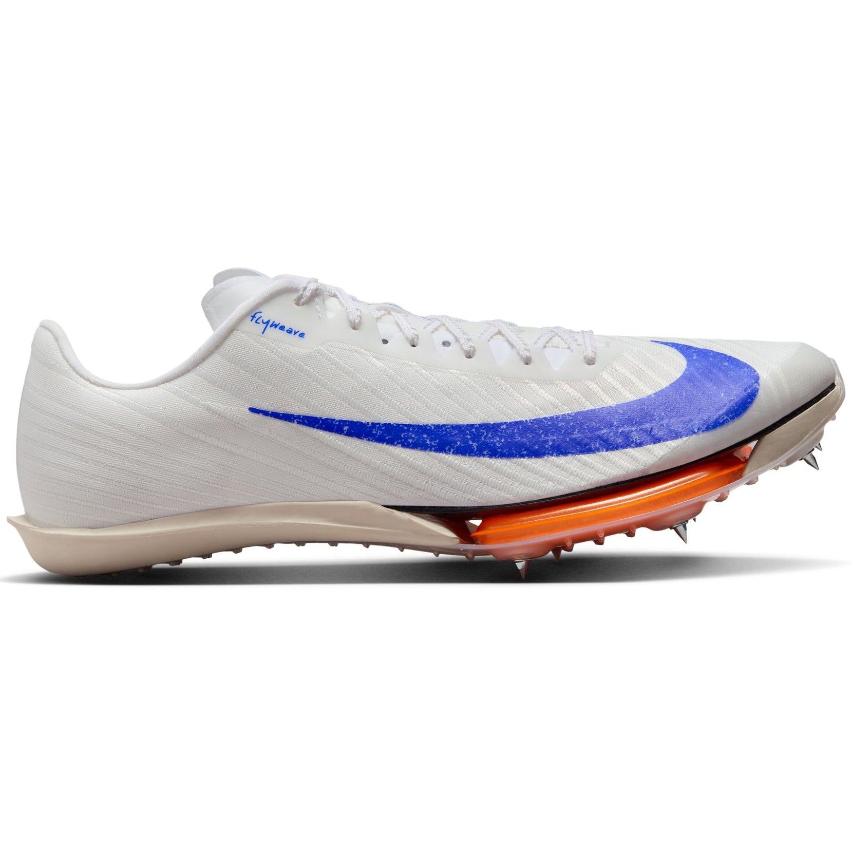 Nike Air Zoom Maxfly 2 Blueprint Running Spikes White / Blue - Achilles Heel