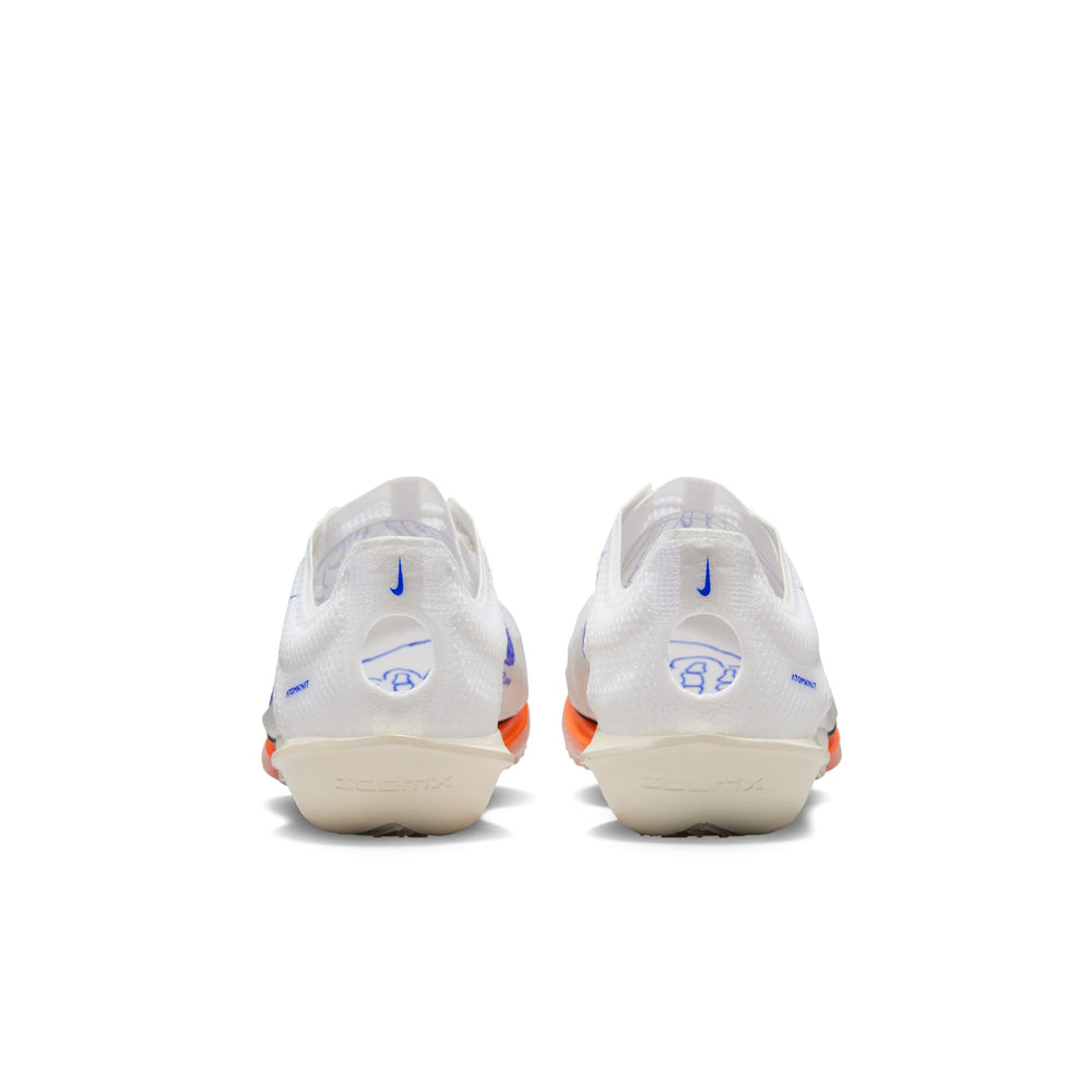 Nike Air Zoom Victory 2 Blueprint Running Spikes White / Blue - achilles heel