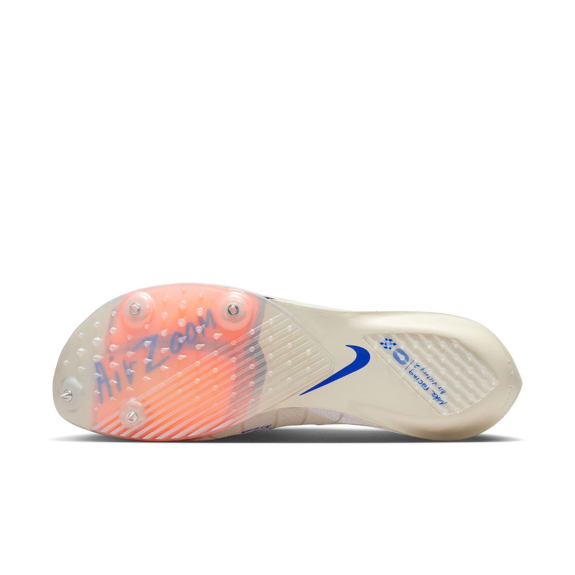 Nike Air Zoom Victory 2 Blueprint Running Spikes White / Blue - Achilles Heel