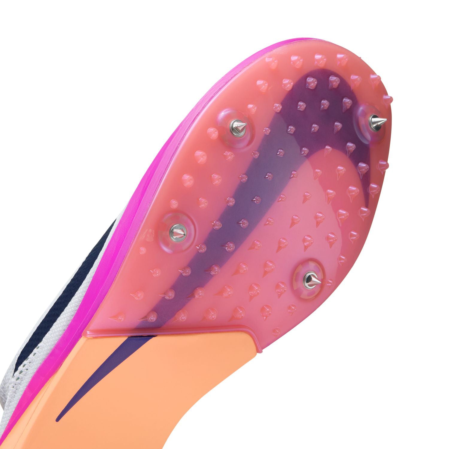 ZoomX Dragonfly 2 Running Spikes White / Hyper Turquoise / Fire Pink / Obsidian - Achilles Heel