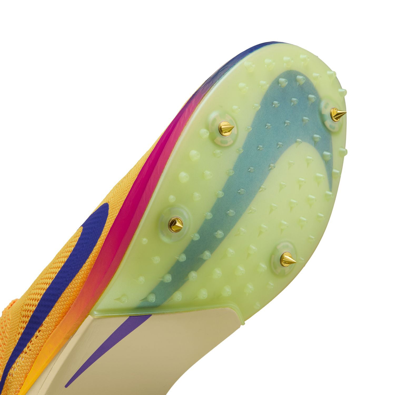 ZoomX Dragonfly 2 Running Spikes Citron Pulse / Indigo Burst