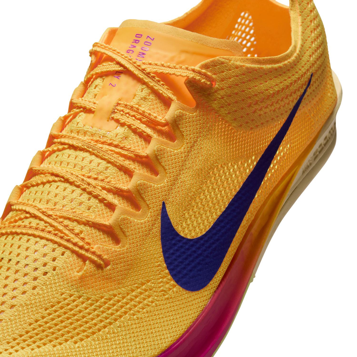 ZoomX Dragonfly 2 Running Spikes Citron Pulse / Indigo Burst