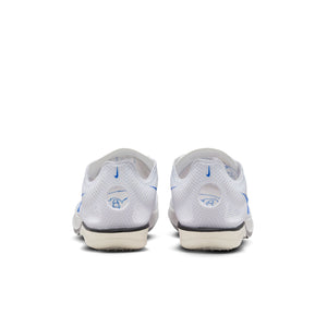 Nike ZoomX Dragonfly 2 Blueprint Running Spikes White / Blue - achilles heel