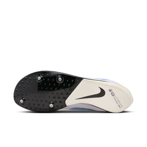 Nike ZoomX Dragonfly 2 Blueprint Running Spikes White / Blue - achilles heel