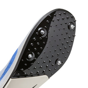 Nike ZoomX Dragonfly 2 Blueprint Running Spikes White / Blue - achilles heel
