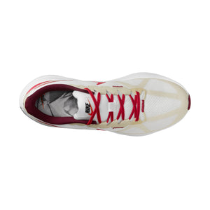 Nike Men's Air Zoom Structure 25 Premium Running Shoes White / University Red - achilles heel