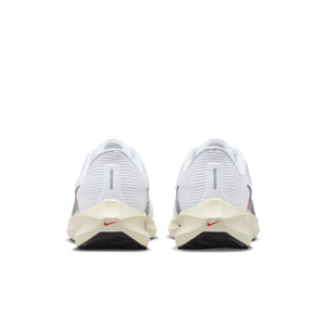 Nike Men's Pegasus 40 Eliud Kipchoge Running Shoes White / Black / Chile Red / Coconut Milk - achilles heel
