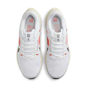 Nike Men's Pegasus 40 Eliud Kipchoge Running Shoes White / Black / Chile Red / Coconut Milk - achilles heel