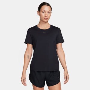 Nike Women's One Dri-FIT Classic Tee Black / Black - achilles heel