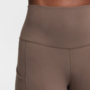 Nike Women's One High-Waisted 7/8 Leggings Ironstone / Black - achilles heel