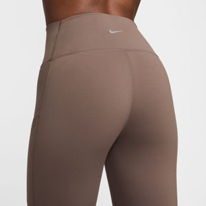 Nike Women's One High-Waisted 7/8 Leggings Ironstone / Black - achilles heel