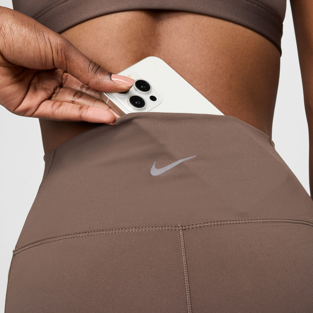 Nike Women's One High-Waisted 7/8 Leggings Ironstone / Black - achilles heel