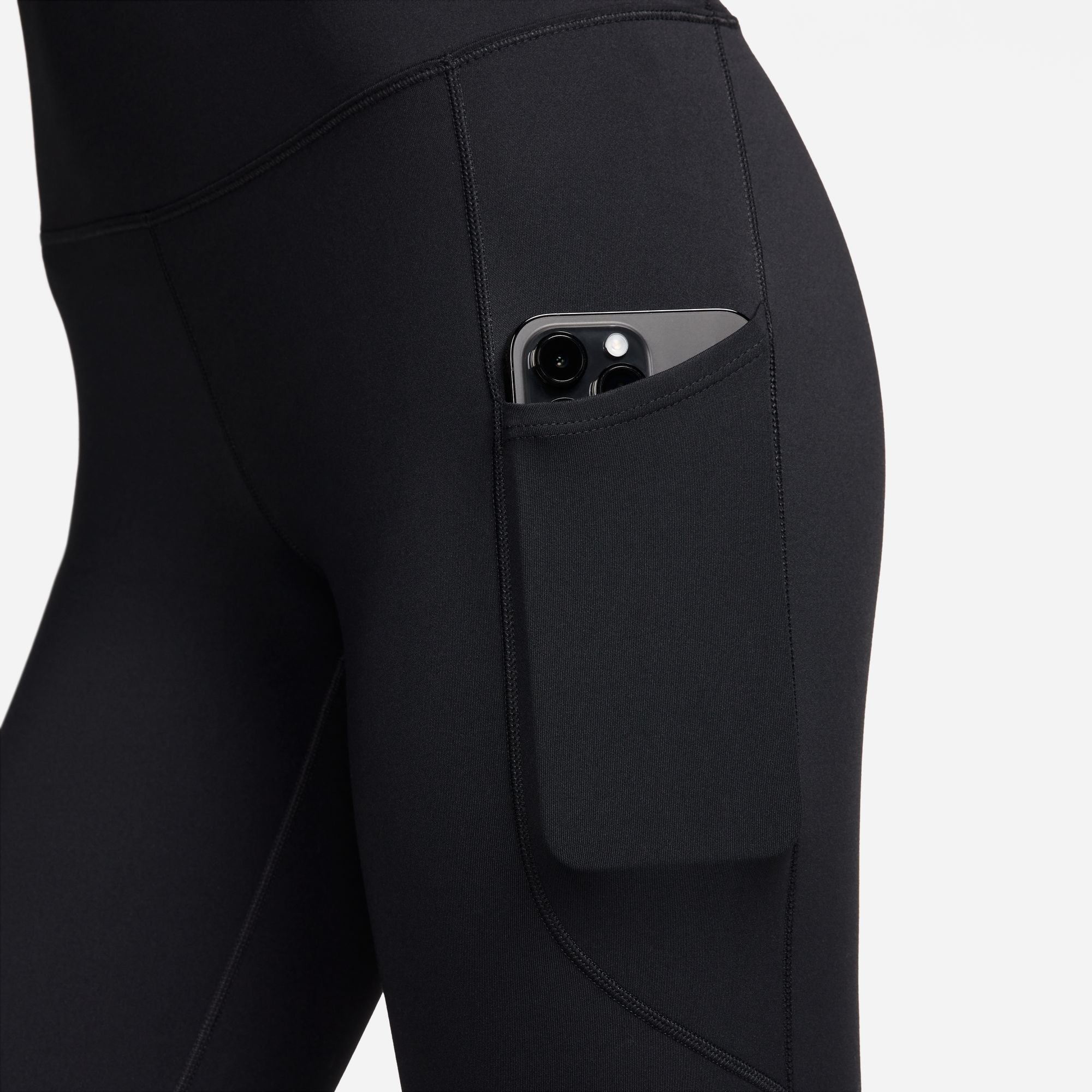 Nike Women's One High-Waisted 7/8 Leggings Black - Achilles Heel